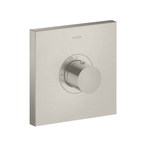 AXOR-HG-AXOR-ShowerSelect-Thermostat-HighFlow-Unterputz-eckig-Edelstahl-Optic-36718800 gallery number 1